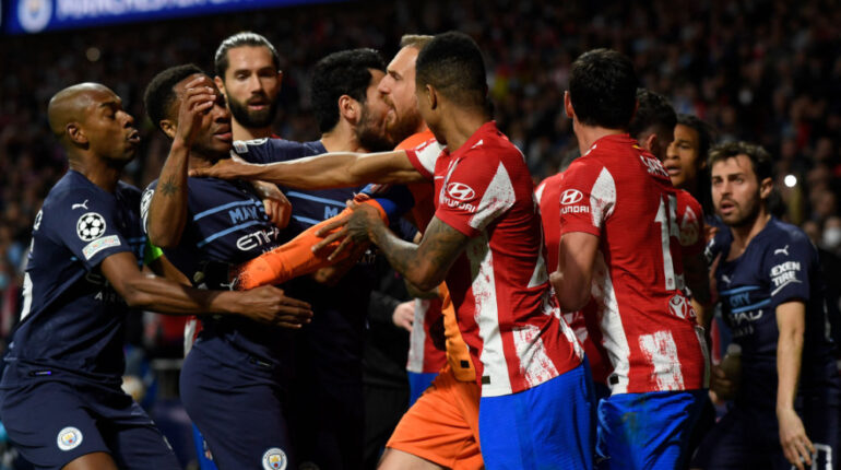 man-city-eliminate-atletico-in-brawl-marred-clash-to-advance-to-semifinals