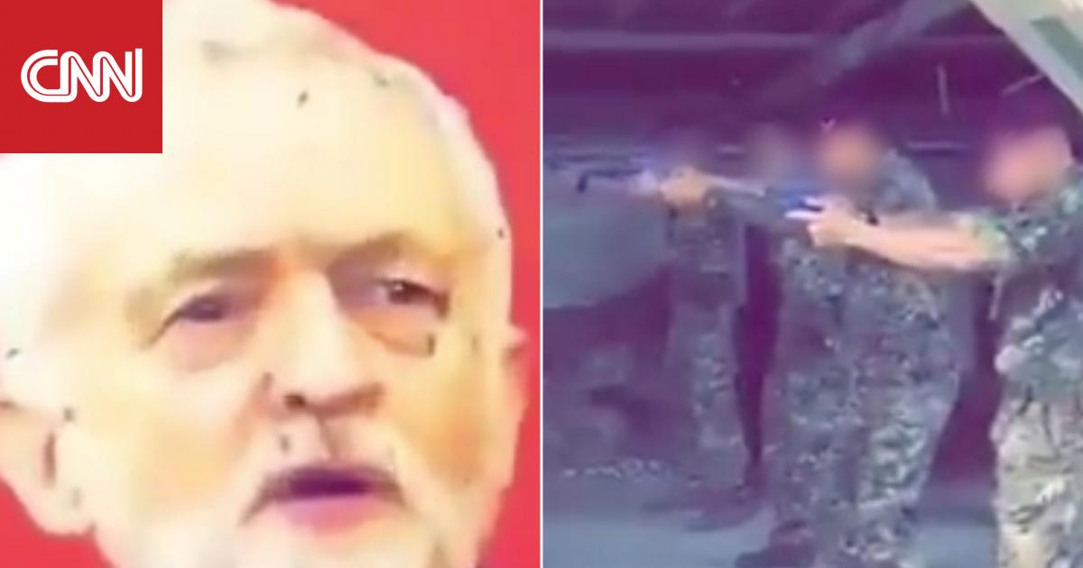 لندن تحقق بفيديو لإطلاق “جنود” النار على ملصق لزعيم المعارضة